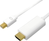 Изображение Kabel mini DisplayPort do HDMI,4K 1m Biały 