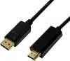 Picture of Kabel DisplayPort 1.2 do HDMI 1.4 1m Czarny