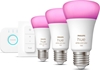 Picture of Philips Hue LED Lamp  E27 3-Pack White Color Amb. + Set