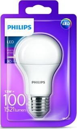 Изображение Philips Żarówka LED 100W A60 E27 WW FR ND 1PF/10 929001234504