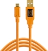 Picture of Tether Tools TetherPro USB 2.0 A Male to Micro B 5-pin orange