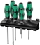 Picture of WERA 334/355/6 Kraftform Plus Lasertip screwdriver set