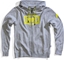 Attēls no 100% Bluza męska Syndicate Hooded Zip Sweatshirt Grey Heather r. L