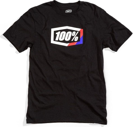 Picture of 100% T-shirt 100% STRIPES krótki rękaw Black roz. XL (NEW)