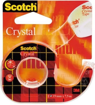 Attēls no 3M Taśma klejąca Scotch&reg Crystal Clear 19x7.5 mm (13K010A)