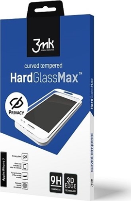 Attēls no 3MK 3mk Hardglass Max Privacy do iPhone 8 czarny