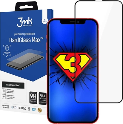 Picture of 3MK Szkło hartowane 3mk HardGlass Max Finger Print do iPhone 13 Pro Max Black