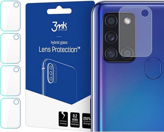 Изображение 3MK SZKŁO HYBRYDOWE 3MK LENS PROTECTION GALAXY A21S (5903108277242) - 5903108277242