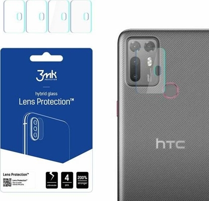 Attēls no 3MK Szkło hybrydowe na obiektyw aparatu 3MK Lens Protection HTC Desire 20+ [4 PACK]