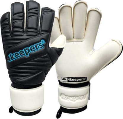 Attēls no 4keepers Rękawice 4Keepers Retro IV Black RF S812901 S812901 czarny 8,5