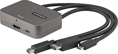 Attēls no Adapter AV StarTech MULTIPORT TO HDMI ADAPTER 4K MULTIPORT TO HDMI ADAPTER 4Ka