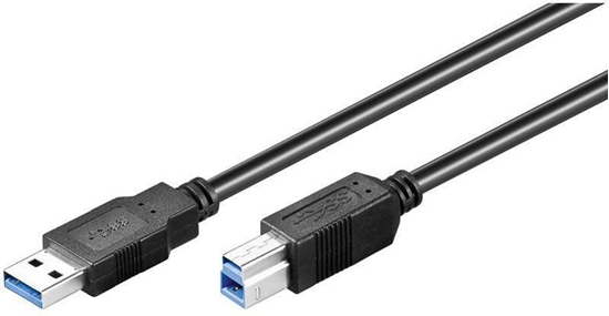 Picture of Kabel USB Goobay USB-A - micro-B 3 m Czarny (93654)