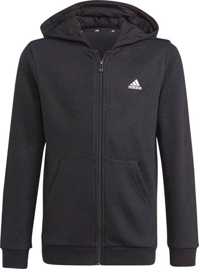 Picture of Adidas adidas Essentials Full-Zip Hoodie Jr GN4020 Czarne 140