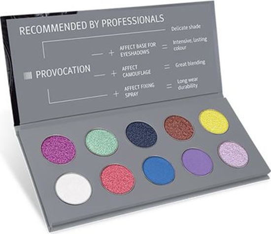 Picture of Affect Cienie do powiek Provocation Pressed Eyeshadow Palette 10x2-2.5g