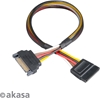 Picture of Akasa Sata Power Cable Extension Black 0.3m