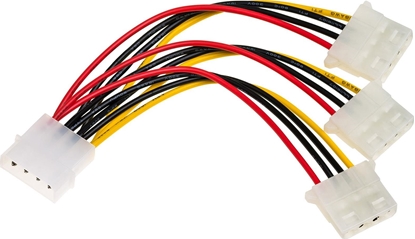 Изображение Akyga Molex - Molex x3, 0.15m, Wielokolorowy (AK-CA-40)