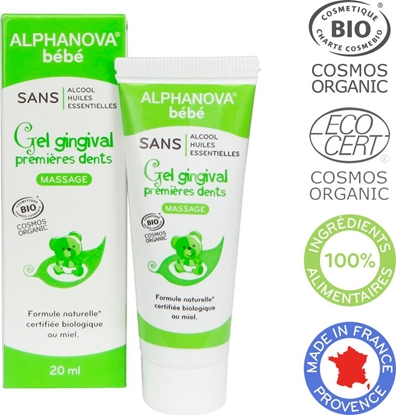 Picture of ALPHANOVA BEBE Żel organiczny łagodzący ząbkowanie 20ml