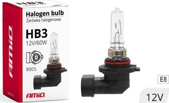 Изображение AMiO Żarówka halogenowa HB3 12V 65W 9005