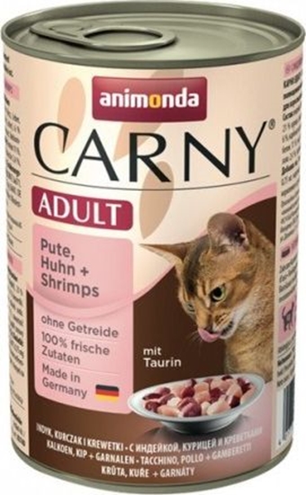 Picture of Animonda Carny Karma Adult Indyk + Kurczak + Krewetki puszka 400g