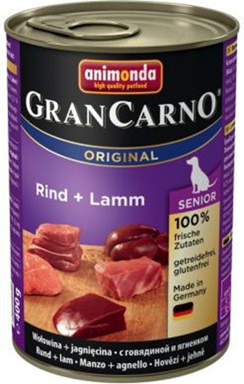 Изображение Animonda GranCarno Original Senior Wołowina i jagnięcina 400g