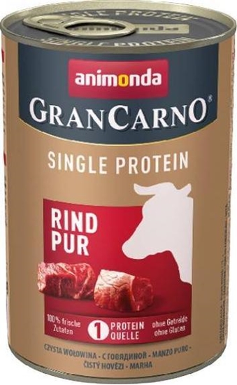 Picture of Animonda PIES SINGLE PROTEIN RIND Pełnowartościowy pokarm dla psów z czystą wołowiną /6 400g