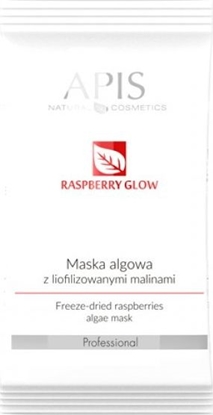 Attēls no APIS APIS Raspberry Glow Algae Mask maska algowa z liofilizowanymi malinami 20g