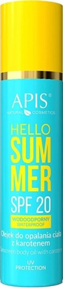 Attēls no APIS APIS_Hello Summer Sunscreen Body Oil wodoodporny olejek do opalania ciała z karotenem SPF20 150ml