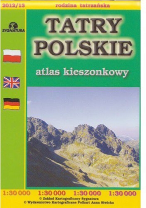 Attēls no Atlas kieszonkowy - Tatry Polskie 1:30 000