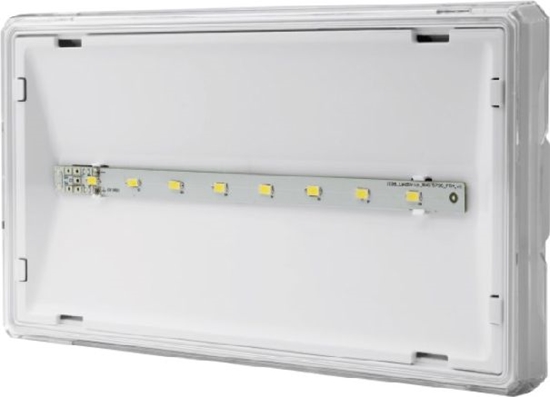 Изображение AWEX Oprawa awaryjna EXIT IP65 ECO LED AT 3W 310lm 1h jednozadaniowa biała (ETE/3W/E/1/SE/AT/WH)