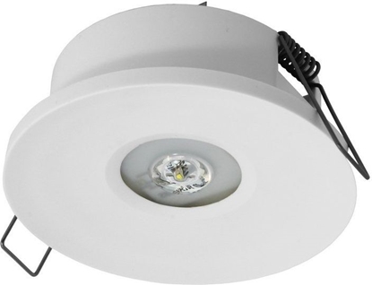 Изображение AWEX Oprawa awaryjna LED 1W 3h AXEP ECO IP20/20 1W jednozadaniowa biała (AXPO/1W/ESE/X/WH)