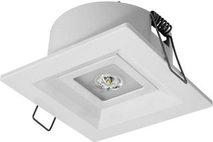 Изображение AWEX Oprawa awaryjna LOVATO P ECO LED 1W 120lm (opt. otwarta) 1h jednozadaniowa biała LVPO/1W/ESE/AT/WH - LVPO/1W/ESE/AT/WH