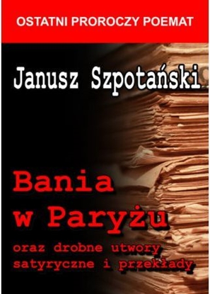 Picture of Bania w Paryżu oraz drobne utwory satyryczne...