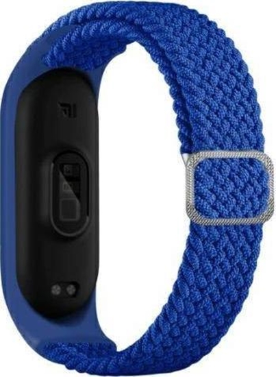 Изображение Beline Beline pasek Mi Band 3/4 Textile niebieski/sky blue