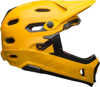 Attēls no Bell Kask Super DH Mips Spherical matte gloss yellow black r. S (52–56 cm) (BEL-71014)