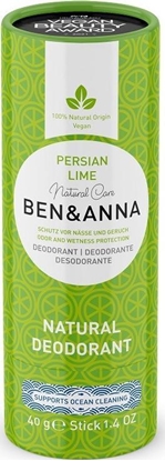Attēls no Ben&Anna BEN&ANNA_Natural Deodorant naturalny dezodorant na bazie sody w sztyfcie Persian Lime 40g
