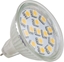 Attēls no BestService Żarówka LED 4,5W GU5,3 12V SMD24 24LED 5050 (LL064)