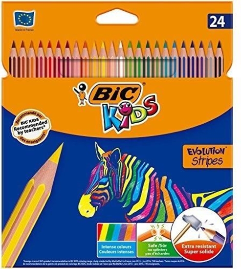 Picture of Bic Kredki Eco Evolution Stripes 18+6 kolorów (950525)