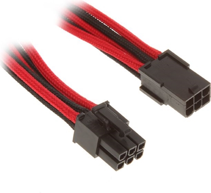 Attēls no BitFenix PCIe 6-pin - PCIe 6-pin, 0.45m, Czarno-czerwony (BFAMSC6PEG45RKKRP)