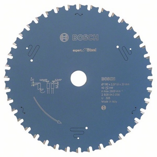 Изображение Bosch ‎2608643056 circular saw blade 20.3 cm 1 pc(s)