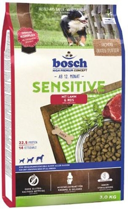 Attēls no Bosch Tiernahrung Sensitive Jagnięcina & Ryż - 3 kg