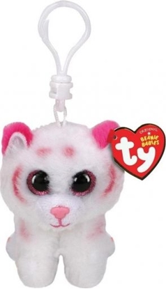 Изображение Breloczek TY Beanie Boos Tabor - Różowo-biały Tygrys brelok