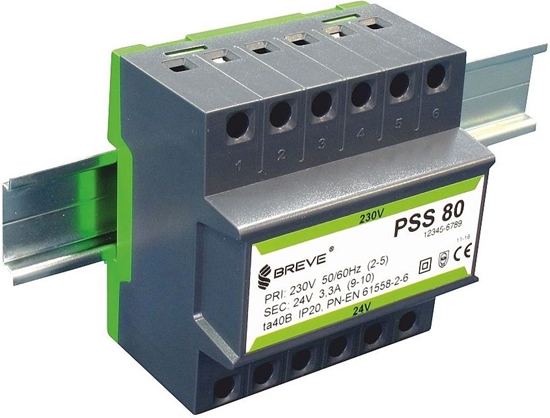 Picture of BREVE Transformator PSS 50N 230/12V na szynę (16012-9905)