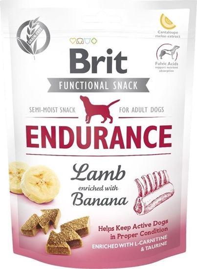 Изображение Brit Care dog functional snack endurance lamb 150g