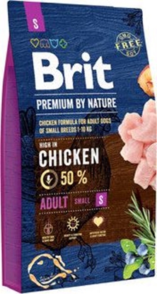 Изображение Brit Premium By Nature Adult Small S 8 kg