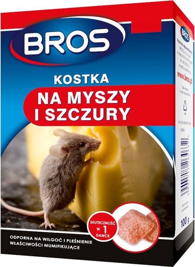 Picture of Bros Kostka na myszy i szczury BROS 250g - 250 g