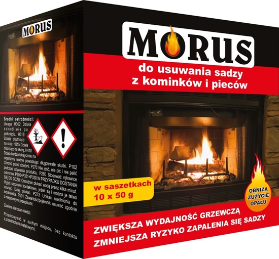 Изображение Bros Morus - proszek do usuwania sadzy z kominków i pieców 50g