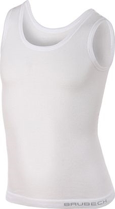 Attēls no Brubeck Koszulka dziecięca COMFORT COTTON JUNIOR biała r. 128/134 cm (TA10220)