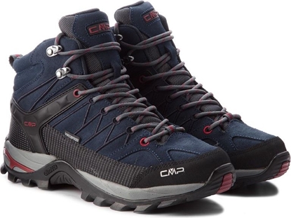 Picture of Buty trekkingowe męskie CMP Rigel Mid Trekking Shoe Wp Asphalt/Syrah r. 43 (3Q12947-62BN)