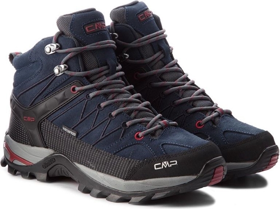 Picture of Buty trekkingowe męskie CMP Rigel Mid Trekking Shoe Wp Asphalt/Syrah r. 43 (3Q12947-62BN)