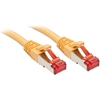 Picture of Lindy RJ-45/RJ-45 Cat6 1m networking cable Yellow S/FTP (S-STP)